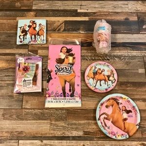 Netflix SPIRIT birthday party supplies.